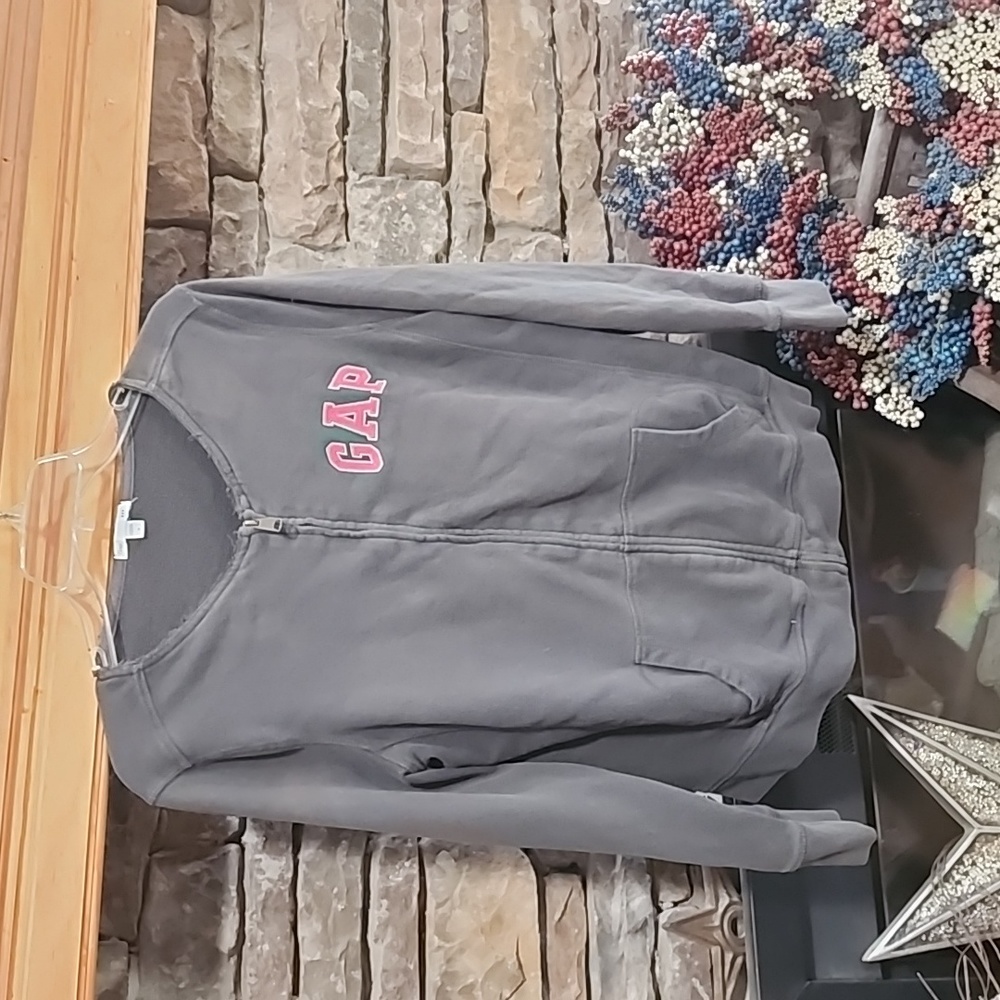 GAP ZIP SWEATSHIRT SZ M